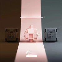 AKKO CS POM Switch Silver Pink Brown Linear Tactile 3Pin Custom PC Gaming Mechanical keyboard Switches Factory Lubed Accessories