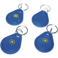 100pcs Custom Printing RFID Tag 13.56MHz Token Key Fobs Keyfob RFID Card Printed Pattern LOGOa ccess control card