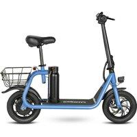 2025 Samebike New Model SM-C01 12 Electric Bike 36V10.4Ah Lithium Battery 350W Brushless Rear Motor High Steel Carbon Frame