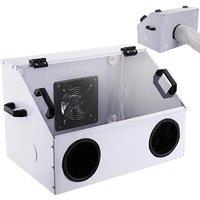 Polishing Sandblasting Dust Removal Box Metal Integrated Dust Cover Dental Laboratory Dental