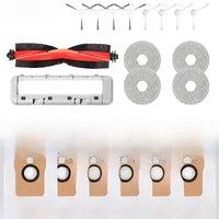 22PCS For Xiaomi Robot Vacuum X20 + / X20 Plus Parts Accessories Main Side Brush Hepa Filter Mop Cloth Dust Bag Replacement