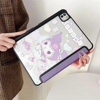 PU Leather Y-Stand Cover for iPad Mini 7 2024 & Mini 6 2021 8.3 Inch Tablet Case with Pen Slot Wake/Sleep Function