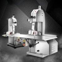 Commercial Electric Meat Bandsaw Stainless Steel Countertop Bone Sawing Machine For Rib Pork Beef