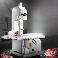Commercial Electric Meat Bone Saw Machine 650W/ Stainless Steel Blade Bone Bandsaw Machine Workbench Countertop Bonesaw