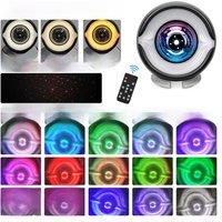 Light Projector for Bedroom with Interstellar Black Hole and Moving Green and Red Stars,Galaxy Light Star Projector Night Light
