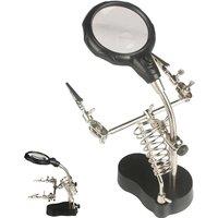 LED Light Magnifying Glass Desk Lamp Magnifying Glass With Mobile Phone Repair Circuit Board Welding Auxiliary Fixture Work Magn