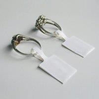 100pcs/lot ISO 18000-6C Alien Higgs 3 chip 9662 antenna UHF RFID Tag 915mhz passive RFID UHF sticker label