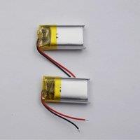 2pcs 3.7V 80mAh 0.296Wh Polymer Li Lithium Battery 501220 Lipo For Bluetooth Speaker Headphones GPS Sat Nav Driving Recorder Mp3