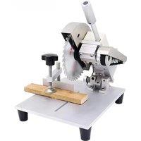 Electric Circular Saw Machine Mini Profile Cutting Machine DIY Hobby Table Cutter Circular Saw Angle Adjustable Electric Saw
