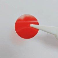 Size Diameter 19.5mm And 1mm Thickness Red Color With AR Coated 600nm IR Long Bandpass Filter Glass LP600