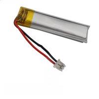 3.7V 500 mAh 1.85Wh Li Lithium Battery 801350 Cell JST 2pin 1.25mm Connector For GPS Car Camera Driving Recorder Sat Nav Dashcam