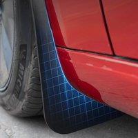 Compatible with Tesla Refreshed Model 3 Fenders, non-perforated front and rear wheel modification accessories, soft rubber guard