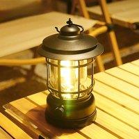 Portable Camping Lantern Outdoor Vintage Candle Handheld Atmosphere Light Tent Lights Tent Vintage Pendant Table Lamp for Outing