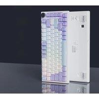 AK820 Customizable Programmable Hot Swap Keyboard RGB Backlight PBT Keycaps Volume Rotary Buttons