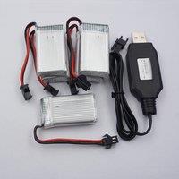 5pcs 7.4V 500 mAh 3.7Wh 25C Li-Polymer Li Lithium Battery 602540 with SM Plug For Helicopter Models JJRC H11C H11D FPV RC Drone