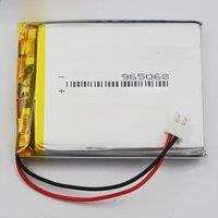 3.7V 4000mAh 14.8Wh Polymer Li Lithium Battery 965068 JST 2pin 2.54mm Connector For GPS DashCam MID Bluetooth Speaker Tablet PC