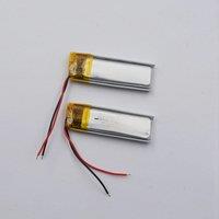 2pcs 3.7V 120mAh 0.444Wh Polymer Li Lithium Battery 401030 For Bluetooth Speaker Headphones Headset GPS Sat Nav Recording Pen