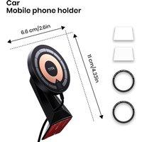 Tita Wireless Car Charger Magnetic Mount Adsorbable Smartphone Holder for Tesla Model 3 Y Auto Phone Holder Stands Accessoires