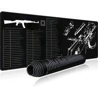 EXCO Large Mouse Pad Gaming for AK-47 Keyboard Mousepad with Stitched Edge Non-Slip Rubber Base