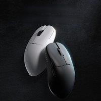 AJ159 BT/2.4G/ Wired 56g Lightweight Gaming Mouse with Magnetic Charging Base PAW3395 Sensor 8Khz Receiver Gaming Mouse