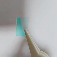 Size 12.3x16.9x0.33mm 386nm To 650nm UV IR Cut Short Bandpass Filter Glass SP650