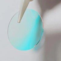 Size Diameter 43mm And 1mm Thickness UV IR Cut 400nm To 650nm Visible High Pass Filter Glass