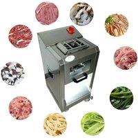 Commercial Vertical Meat Slicer Stainless Steel Automatic Shred Slicer Dicing Machine Electric Multi function Meat Grinder