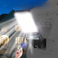 350000LM Outdoor Solar Lights Motion Sensor Solar 3 Modes Waterproof Security Wall Lighting for
