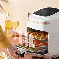 Air Fryer Oven Toaster Barbecue Machine Desktop Oven Touch LCD Visual Air Fryer