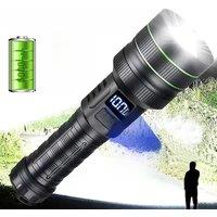 Strong Light Lantern High Power LED Flashlight USB Rechargeable Powerful Tactical Torch Super Long Range Lamp Outdoor Fishing