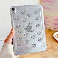 For iPad Mini 7 6 8.3Inch Casel Acrylic+TPU Drip Glue Glitter Powder Tablet Cover Funda for iPad Mini 4 5 7.9Inch Case
