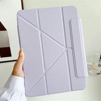 For 2024 iPad Pro11 M4 Case iPad Air 3 4 5 11 iPad Pro 10.5 11 10Gen 10.9 10.2 9th 8th 7th 9.7 6th 5th Acrylic Y-fold Back Cover