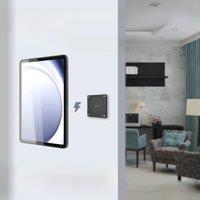 POE For Samsung Galaxy Tab A9+ 11 inch Stand, Wall Mount A9 Plus Tablet Stand 18W Fast Charging Magnetic Wireless Rotatable