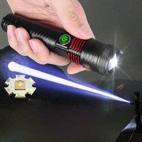 Ultra Powerful Rechargeable Torch Lamp LED Tactical Flashlight Lighting 2000M High Power Flashlight