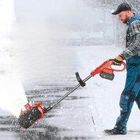 Wireless Split Snow Removal Machine Snowplow Portable Hand Push Snow Clearer Outdoor Snow Pusher Small Cleaning Machine