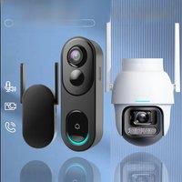 Botslab 3MP/5MP CCTV camera surveillance extrieure cam Night Vison Digital 2-Way Talking Doorbell
