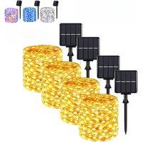 LED Solar String Light Outdoor 7m/12m/22m/32m/52m Waterproof Lamp Garden Fairy Lights 500 Leds for Christmas Party Decor