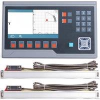 2 Axis Lathe Dro Digital Readout Kit YH800-2P BIG LCD Display 13 Languages YH800