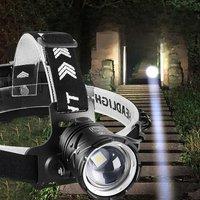 9000000LM 600W Ultra Powerful Headlamp Head Lantern Front Light 8000LM L2 Rechargeable Type C LED