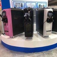 Commercial Soft Ice Cream Maker Desktop Stainless Steel Single Head Ice Cream Making Machine