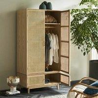 Nordic household sliding door wardrobe simple modern solid wood wardrobe creative