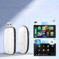 CarlinKit Baidu CarLife Wired to Wireless CarPlay &Android Auto Wireless Fast Connect Support Google Waze Map Spotify Plug& Play