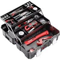 Industrial Grade Tool Box Multifunctional Hardware Art Box Electrician Multi-Layer Folding Organizer for Storage
