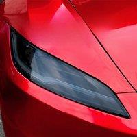 Suitable for 2020-23 models Model3Y Black Headlight Film,Car Lamp Tail Light Film,Color Change,Black Samurai TPU Anti-scratch