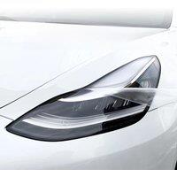 Suitable for 20-23 models Model3Y Black Headlight Film, Car Lamp Tail Light Film, Color Change, Black Samurai TPU Anti-scratch