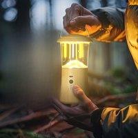 LED Camping Lights 360 Outdoor Waterproof Portable Hanging Lamp USB Rechargeable Stepless Dimming Lighting for Hiking Tent Chan