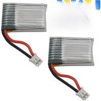 2pcs 3.7V 150 mAh 20C Rechargeable Polymer Li Battery 651723 JST-PH 2.0mm 2pin For F36 JJRC H36 Eachine E010 MiNi RC Drone