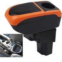 For Nissan Juke Infiniti ESQ Armrest Box Arm Elbow Rest Center Console Storage Case with Cup Holder USB Port
