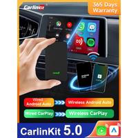 CarlinKit 5.0 2air &Mini 5 Pro Support Wired CarPlay to Wireless CarPlay Wired Android Auto to Wireless Android Auto Plug & Play