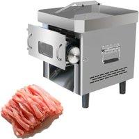 110V/220V Electric Meat Cutter, Commercial Small Vegetable Cutter, 850W Stainless Steel Vegetable Shredder